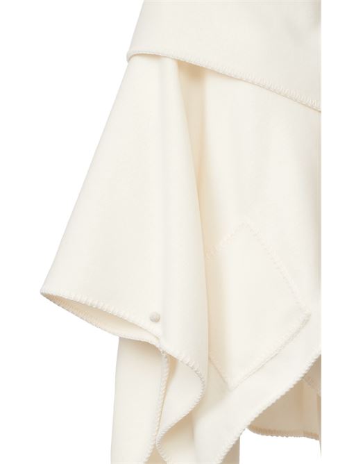 WOOL PONCHO FABIANA FILIPPI | SAD215A8840145 BURRO